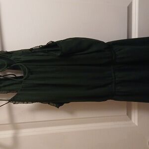 Abercrombie & Fitch Elegant Green Sleeveless Dress